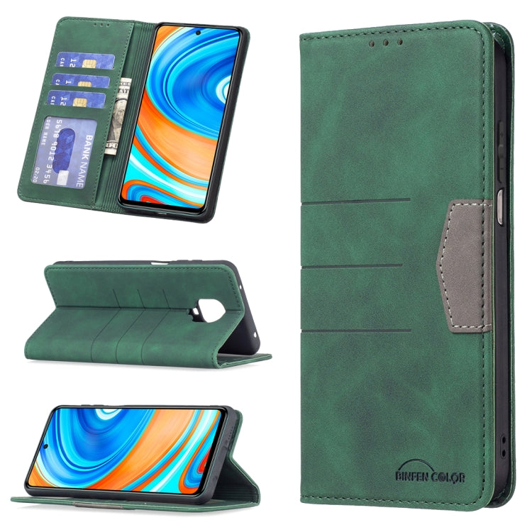 For Xiaomi Redmi Note 9 Pro / 9 Pro Max / 9s Magnetic Splicing Leather Phone Case