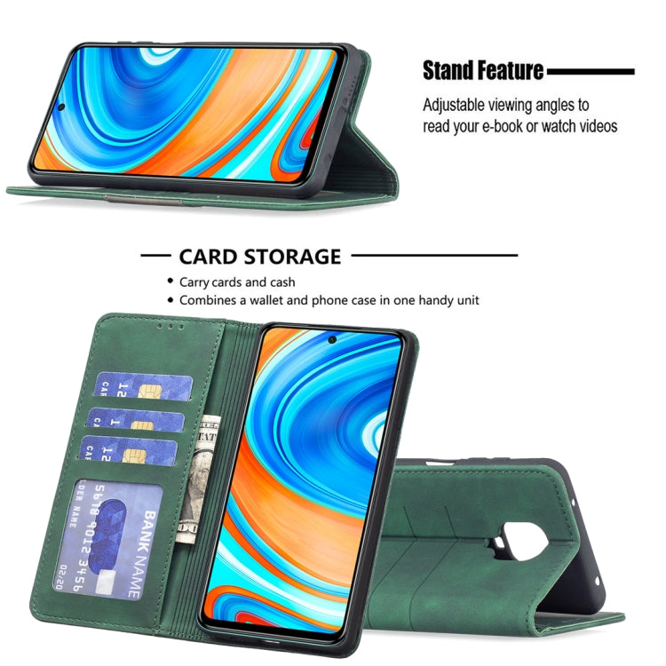 For Xiaomi Redmi Note 9 Pro / 9 Pro Max / 9s Magnetic Splicing Leather Phone Case