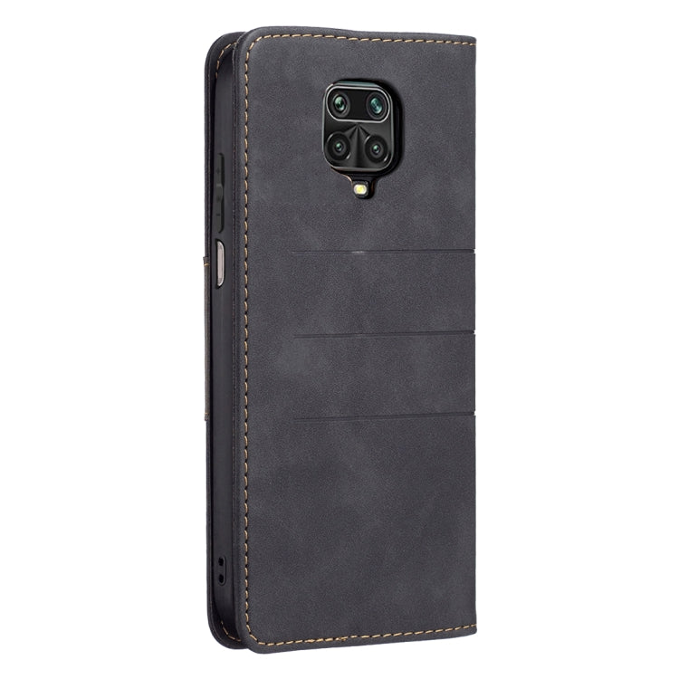 For Xiaomi Redmi Note 9 Pro / 9 Pro Max / 9s Magnetic Splicing Leather Phone Case