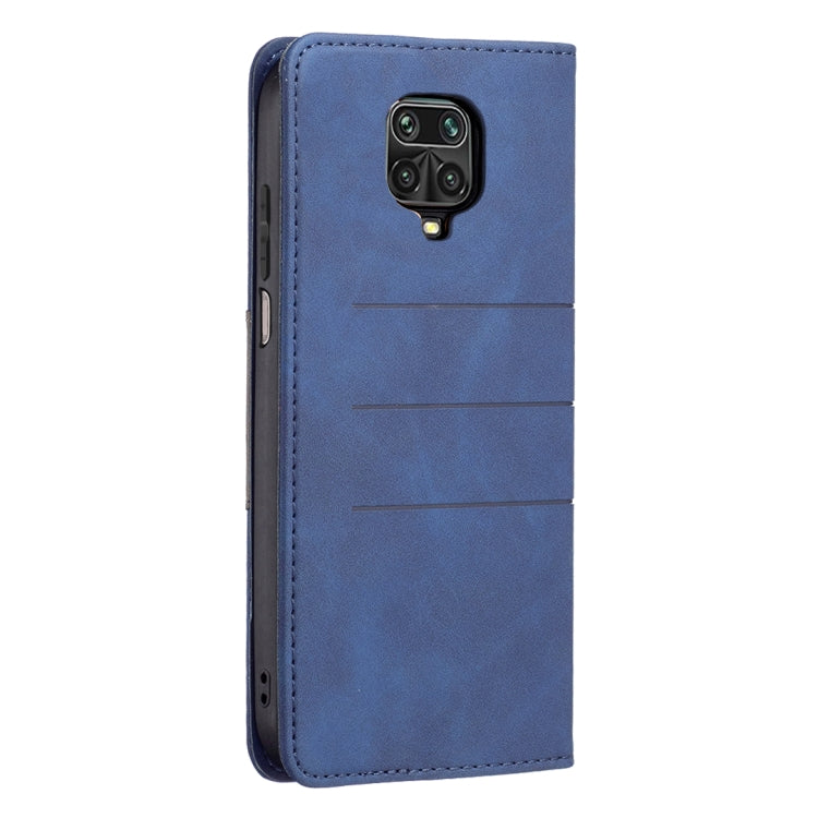 For Xiaomi Redmi Note 9 Pro / 9 Pro Max / 9s Magnetic Splicing Leather Phone Case