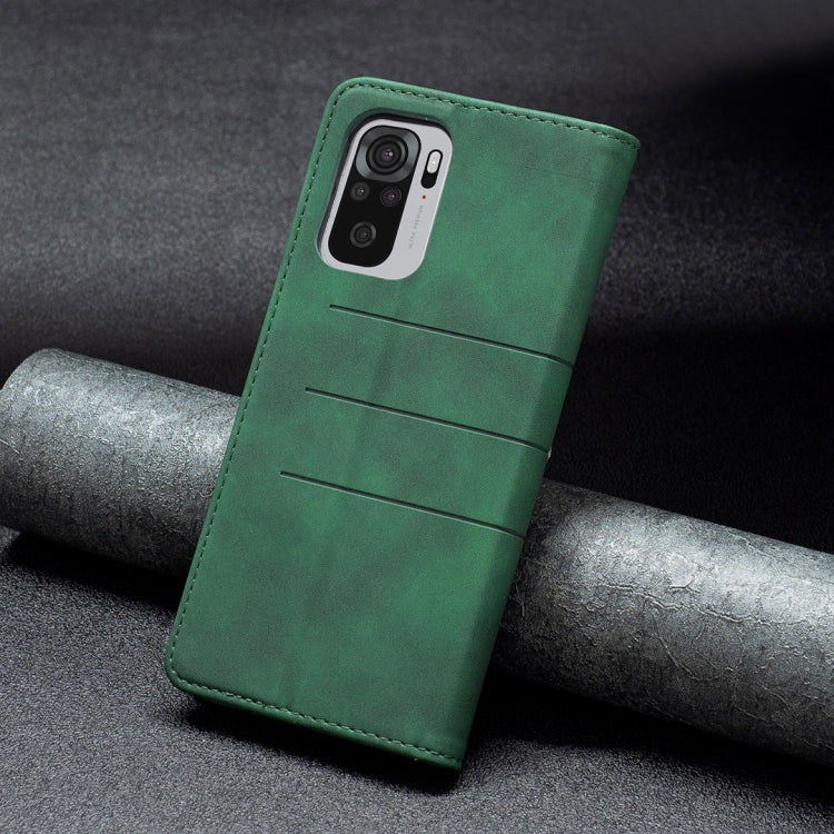For Xiaomi Redmi Note 10 4G / 10S Magnetic Splicing Leather Phone Case