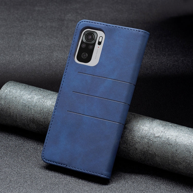 For Xiaomi Redmi Note 10 4G / 10S Magnetic Splicing Leather Phone Case
