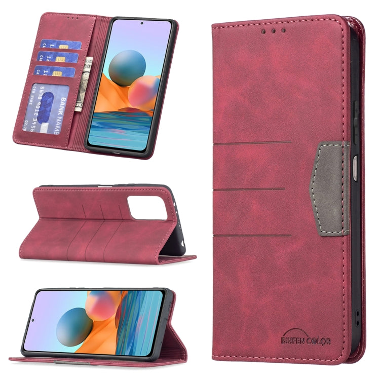 For Xiaomi Redmi Note 10 Pro / 10 Pro Max Magnetic Splicing Leather Phone Case