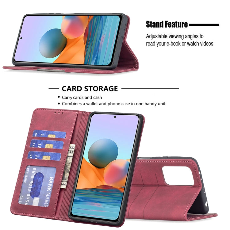 For Xiaomi Redmi Note 10 Pro / 10 Pro Max Magnetic Splicing Leather Phone Case