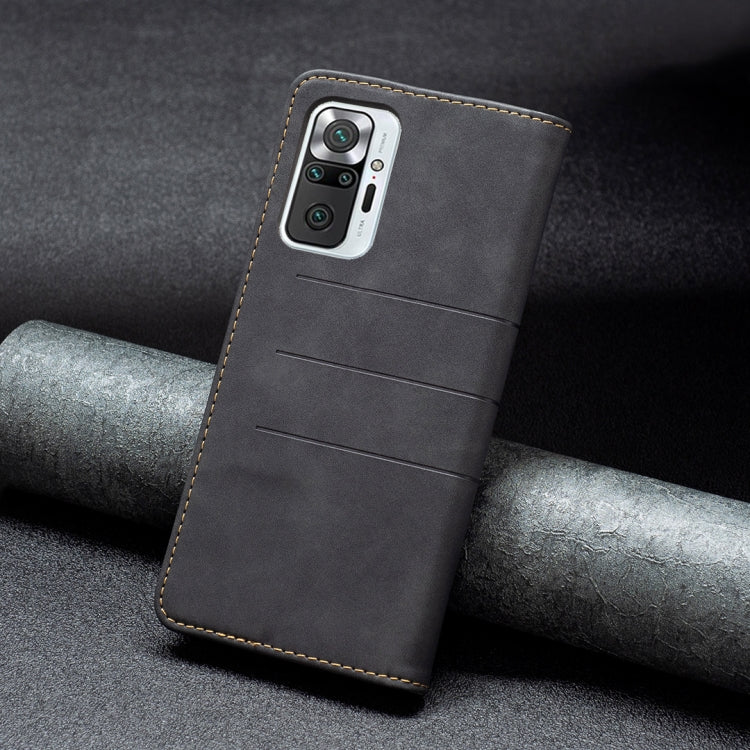 For Xiaomi Redmi Note 10 Pro / 10 Pro Max Magnetic Splicing Leather Phone Case