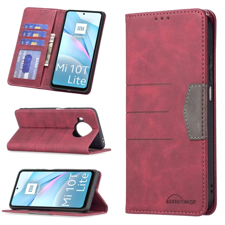 For Xiaomi Mi 10T Lite 5G Magnetic Splicing Leather Phone Case