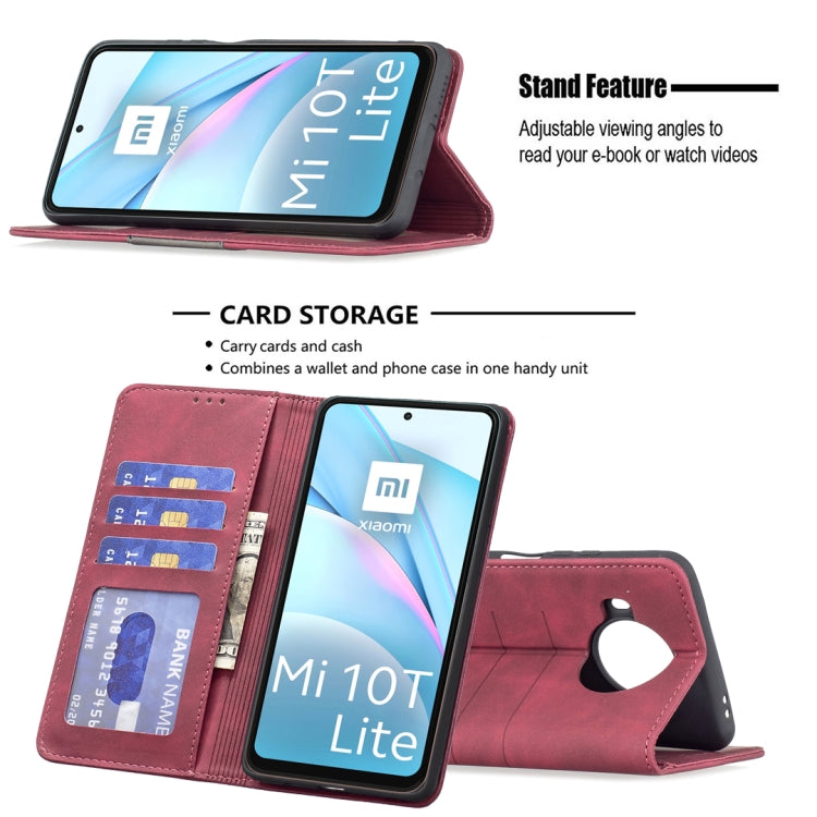 For Xiaomi Mi 10T Lite 5G Magnetic Splicing Leather Phone Case