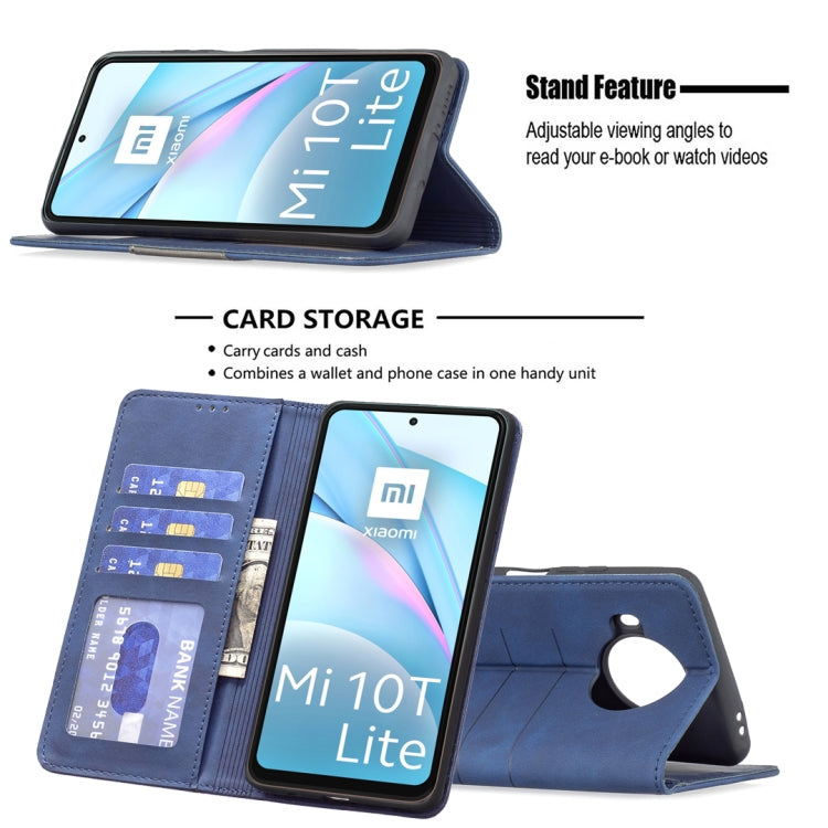 For Xiaomi Mi 10T Lite 5G Magnetic Splicing Leather Phone Case