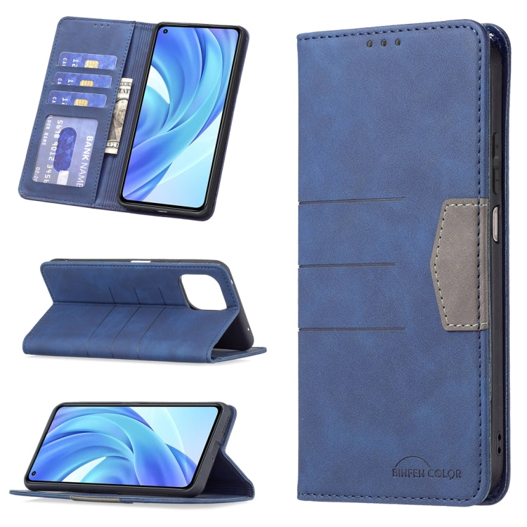 For Xiaomi Mi 11 Lite Magnetic Splicing Leather Phone Case