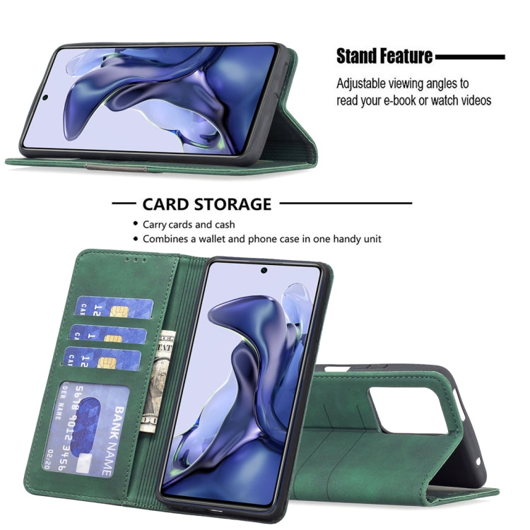 For Xiaomi Mi 11T / 11T Pro Magnetic Splicing Leather Phone Case
