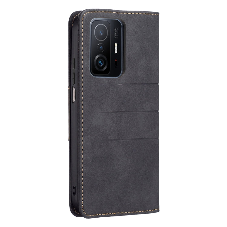 For Xiaomi Mi 11T / 11T Pro Magnetic Splicing Leather Phone Case