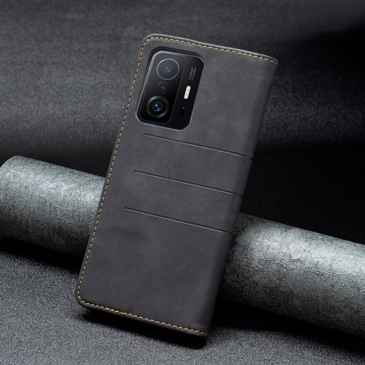 For Xiaomi Mi 11T / 11T Pro Magnetic Splicing Leather Phone Case