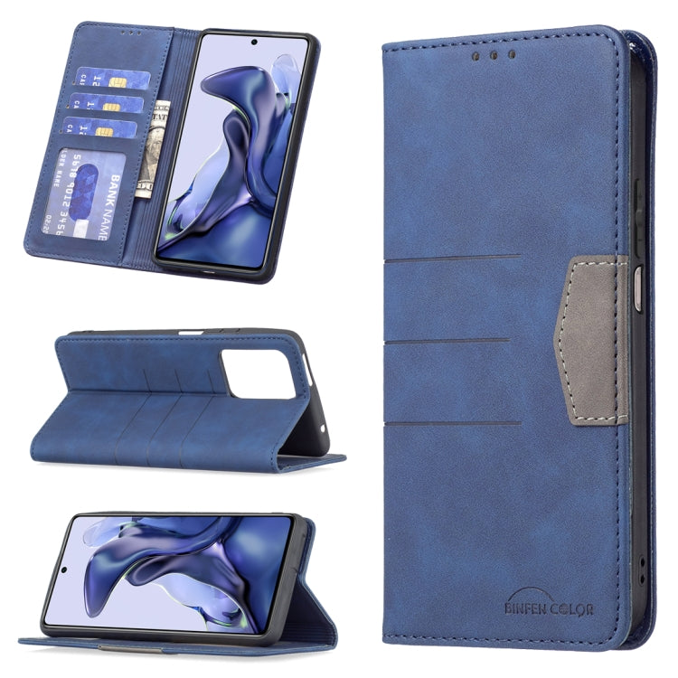 For Xiaomi Mi 11T / 11T Pro Magnetic Splicing Leather Phone Case