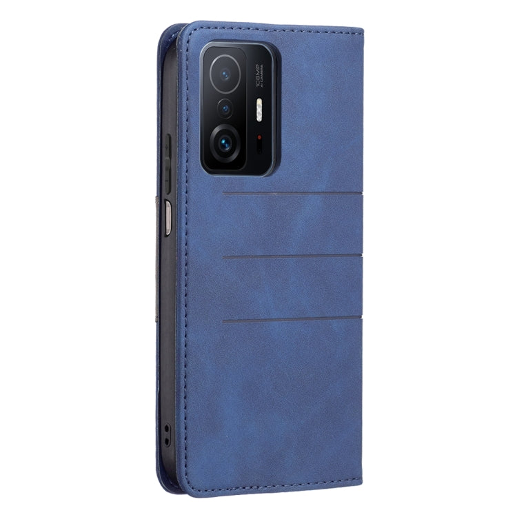 For Xiaomi Mi 11T / 11T Pro Magnetic Splicing Leather Phone Case