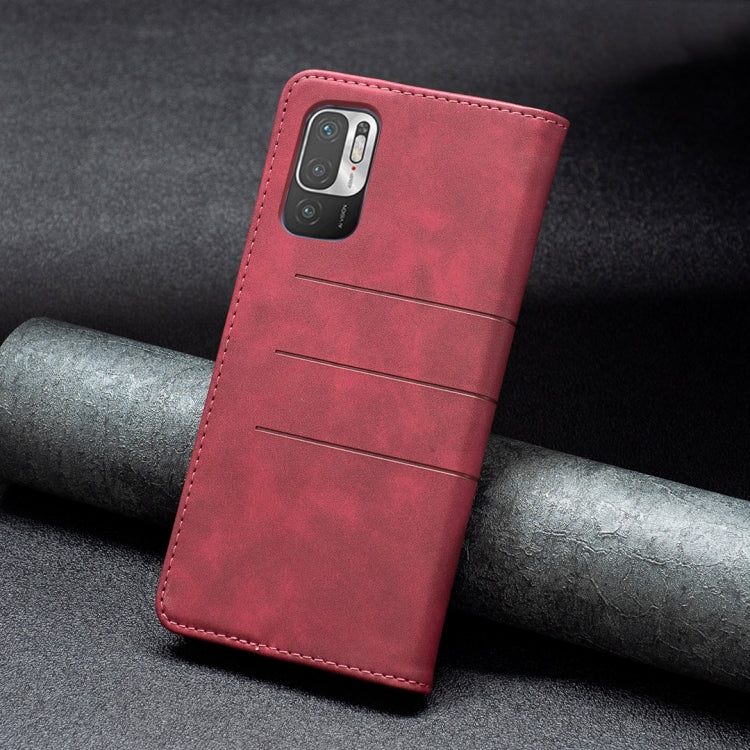 For Xiaomi Poco M3 Pro / Redmi Note 10 5G / 10T 5G Magnetic Splicing Leather Phone Case