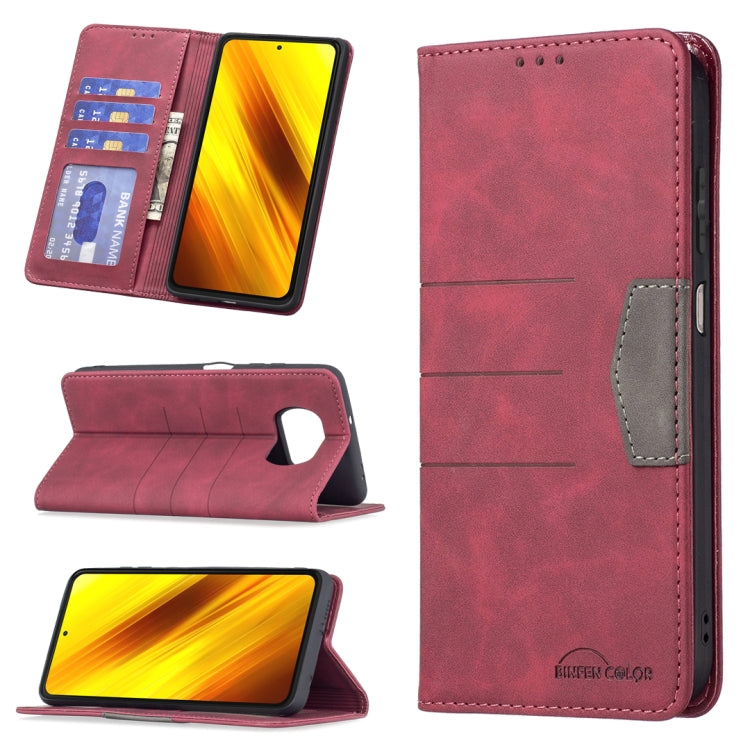 For Xiaomi Poco X3 NFC / X3 Magnetic Splicing Leather Phone Case