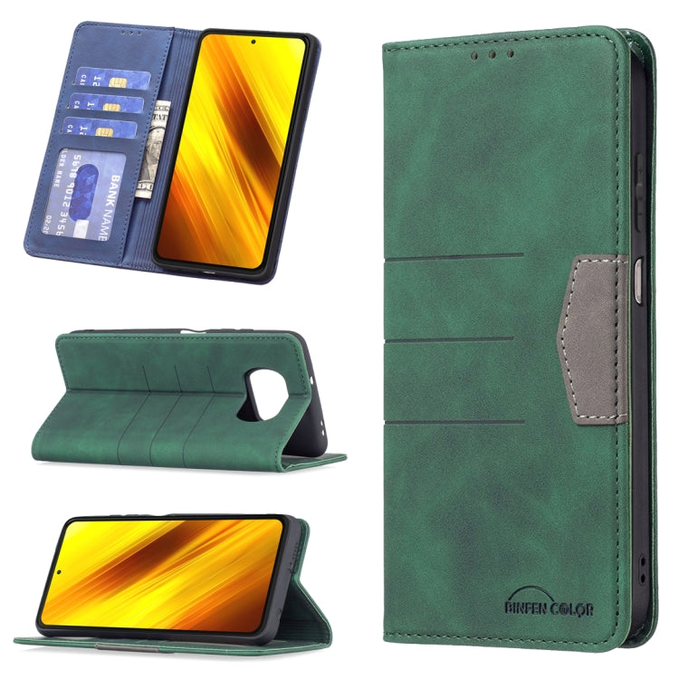 For Xiaomi Poco X3 NFC / X3 Magnetic Splicing Leather Phone Case