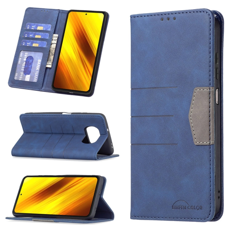 For Xiaomi Poco X3 NFC / X3 Magnetic Splicing Leather Phone Case