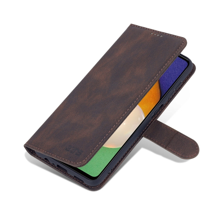 For Samsung Galaxy A13 5G AZNS Dream II Skin Feel PU+TPU Horizontal Flip Leather Phone Case with Holder & Card Slots & Wallet