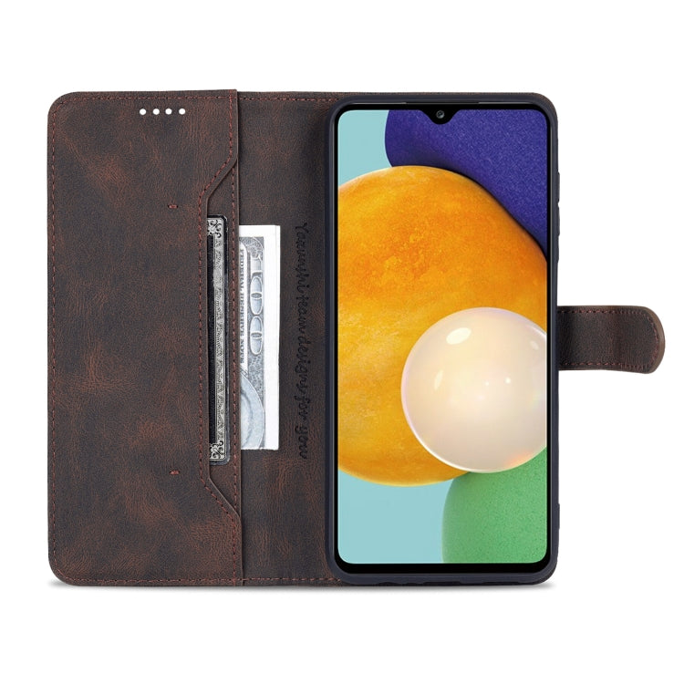 For Samsung Galaxy A13 5G AZNS Dream II Skin Feel PU+TPU Horizontal Flip Leather Phone Case with Holder & Card Slots & Wallet