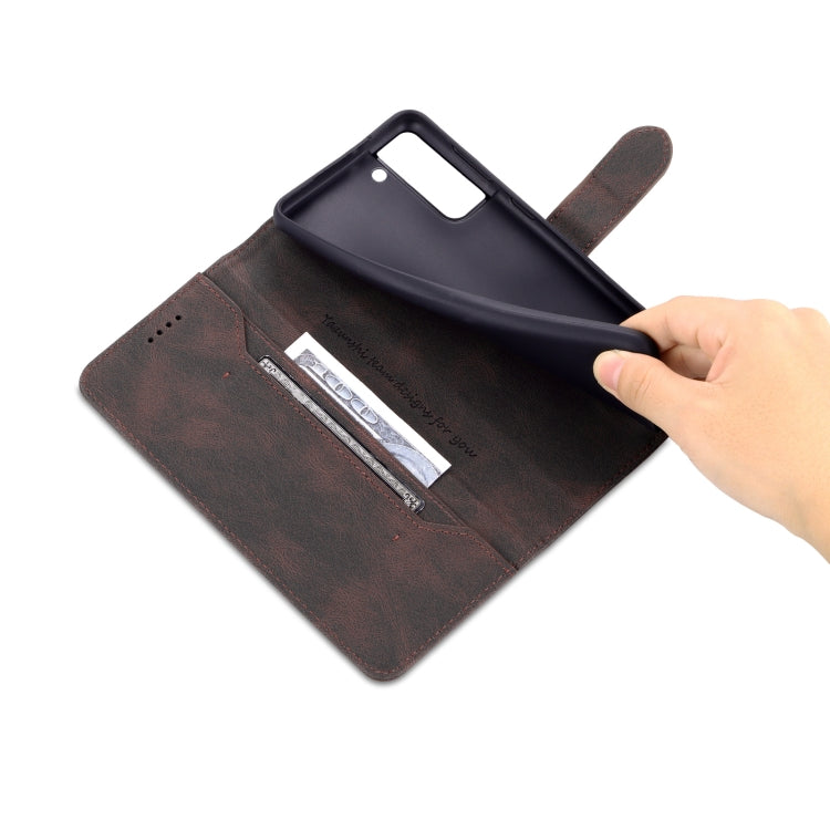 For Samsung Galaxy S21 5G AZNS Dream II Skin Feel PU+TPU Horizontal Flip Leather Phone Case with Holder & Card Slots & Wallet