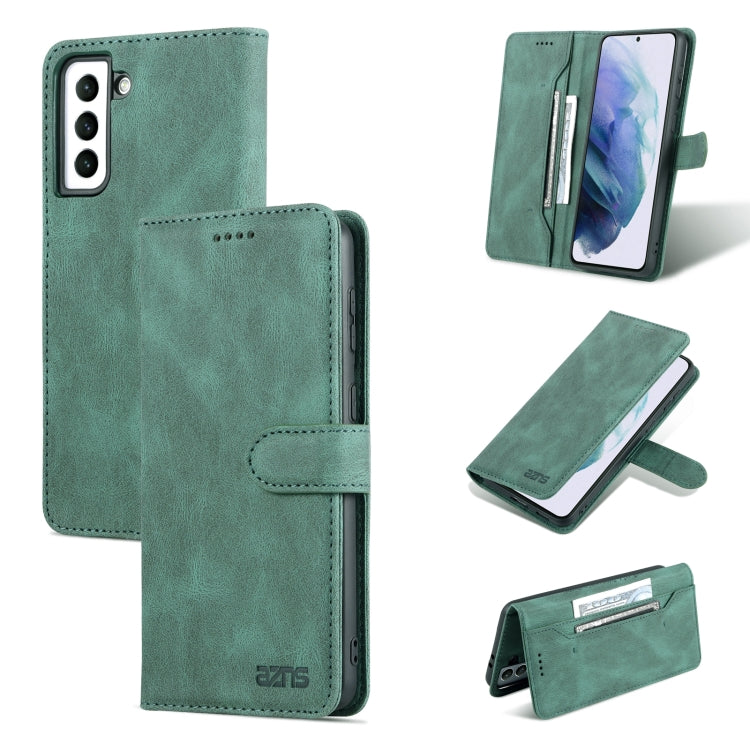 For Samsung Galaxy S21 5G AZNS Dream II Skin Feel PU+TPU Horizontal Flip Leather Phone Case with Holder & Card Slots & Wallet