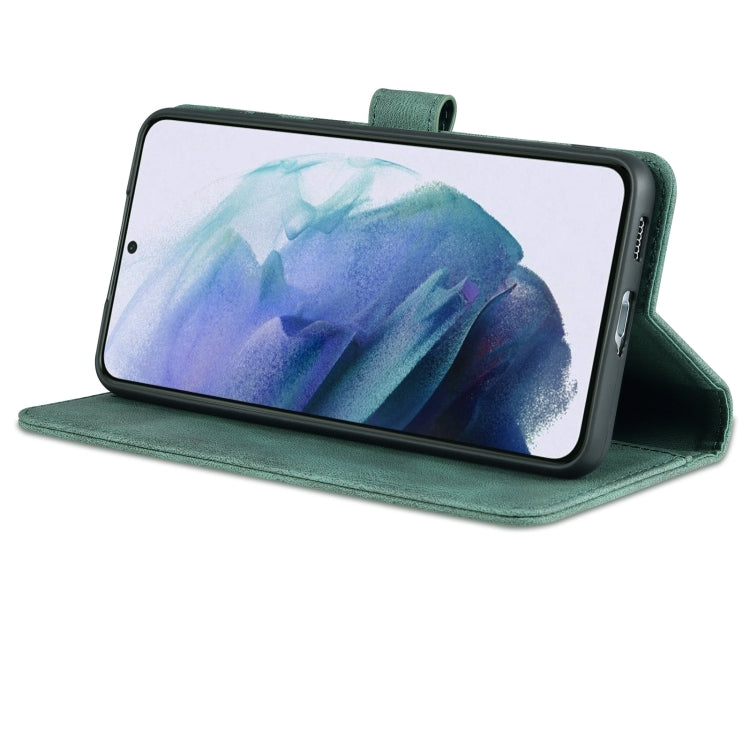 For Samsung Galaxy S21 5G AZNS Dream II Skin Feel PU+TPU Horizontal Flip Leather Phone Case with Holder & Card Slots & Wallet