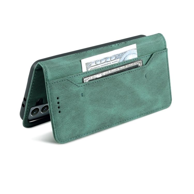 For Samsung Galaxy S21 5G AZNS Dream II Skin Feel PU+TPU Horizontal Flip Leather Phone Case with Holder & Card Slots & Wallet
