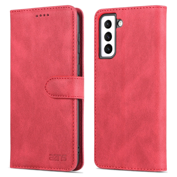 For Samsung Galaxy S21 5G AZNS Dream II Skin Feel PU+TPU Horizontal Flip Leather Phone Case with Holder & Card Slots & Wallet