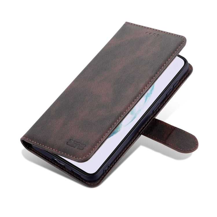 For Samsung Galaxy S21+ 5G AZNS Dream II Skin Feel PU+TPU Horizontal Flip Leather Phone Case with Holder & Card Slots & Wallet