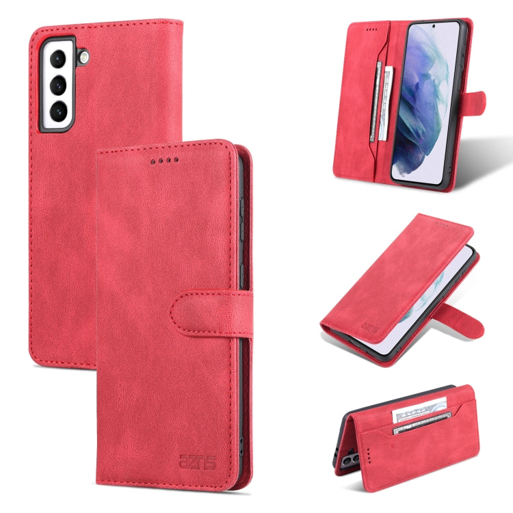 For Samsung Galaxy S21+ 5G AZNS Dream II Skin Feel PU+TPU Horizontal Flip Leather Phone Case with Holder & Card Slots & Wallet