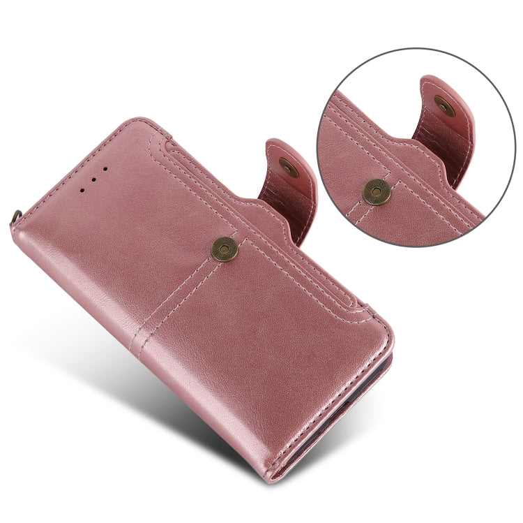 For iPhone SE 2022 / SE 2020 / 8 / 7 Lambskin Texture Horizontal Flip PU Leather Case with Holder & Card Slots & Frame & Lanyard