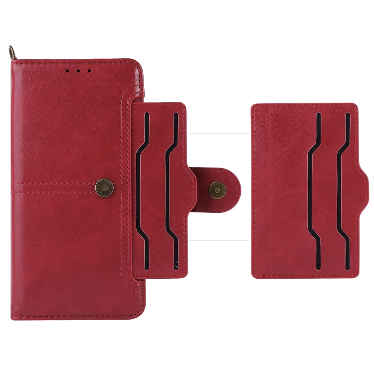 For iPhone XS Max Lambskin Texture Horizontal Flip PU Leather Case with Holder & Card Slots & Frame & Lanyard