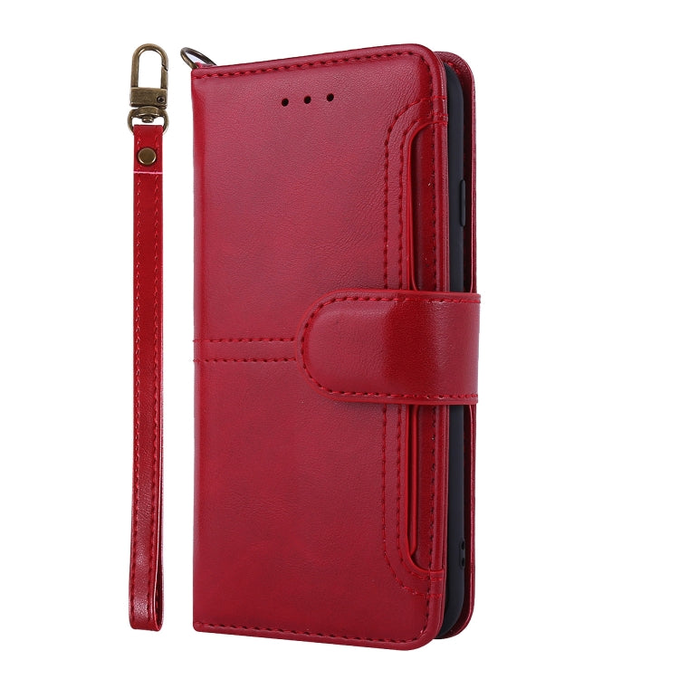 For iPhone 11 Pro Max Lambskin Texture Horizontal Flip PU Leather Case with Holder & Card Slots & Frame & Lanyard