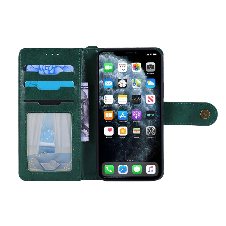 For iPhone 11 Pro Max Lambskin Texture Horizontal Flip PU Leather Case with Holder & Card Slots & Frame & Lanyard