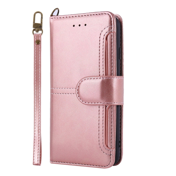For iPhone 11 Pro Max Lambskin Texture Horizontal Flip PU Leather Case with Holder & Card Slots & Frame & Lanyard