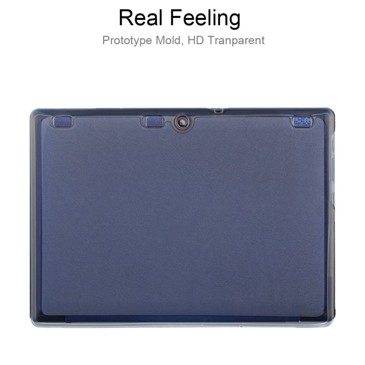 For Lenovo A10-70 0.75mm Dropproof Transparent TPU Case