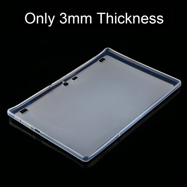 For Lenovo A10-70 0.75mm Dropproof Transparent TPU Case