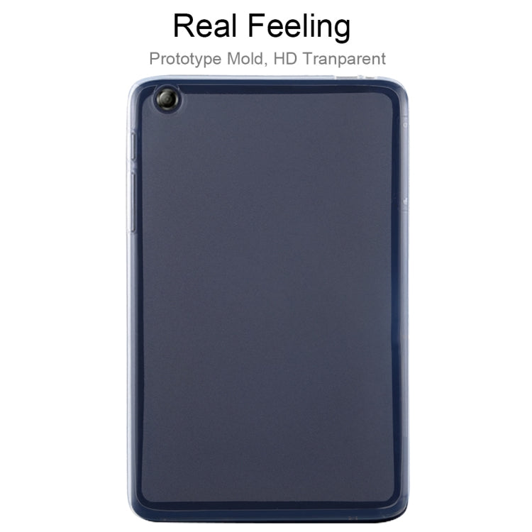 For Lenovo A8-50 0.75mm Dropproof Transparent TPU Case