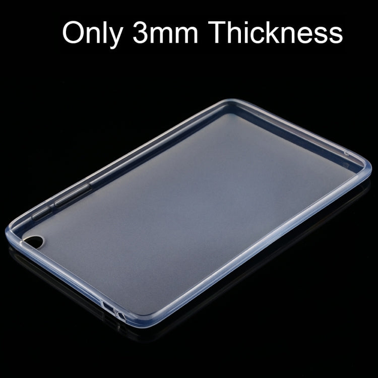 For Lenovo A8-50 0.75mm Dropproof Transparent TPU Case