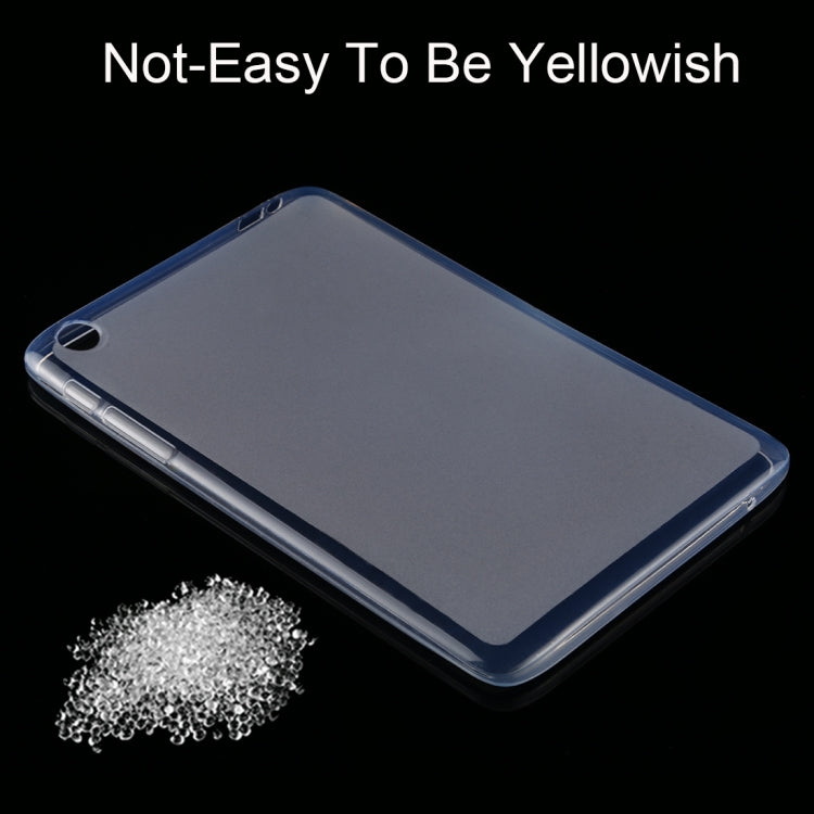 For Lenovo A8-50 0.75mm Dropproof Transparent TPU Case