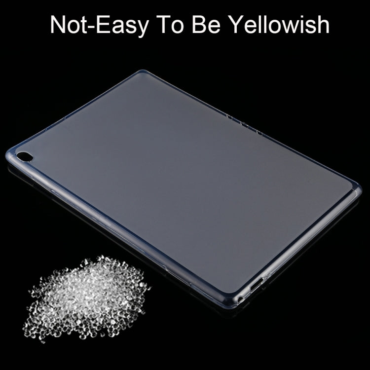 For Lenovo Tab E10 0.75mm Dropproof Transparent TPU Case
