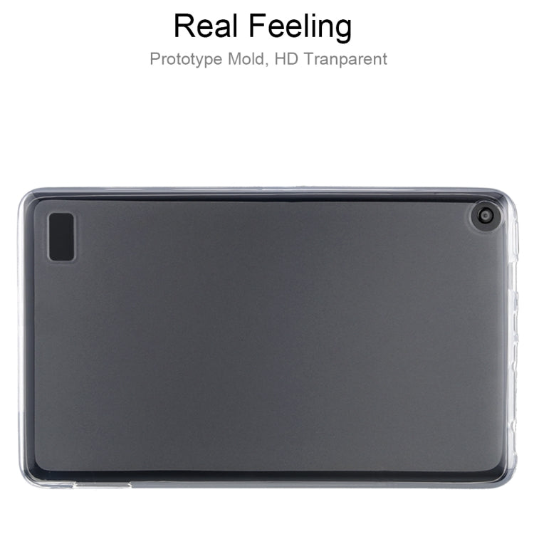 For Amazon Kindle Fire 7 2019 0.75mm Dropproof Transparent TPU Case