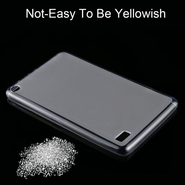 For Amazon Kindle Fire 7 2019 0.75mm Dropproof Transparent TPU Case