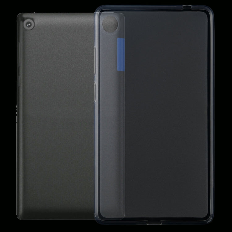 For Lenovo Tab M7 0.75mm Dropproof Outside Glossy Inside Frosted TPU Case