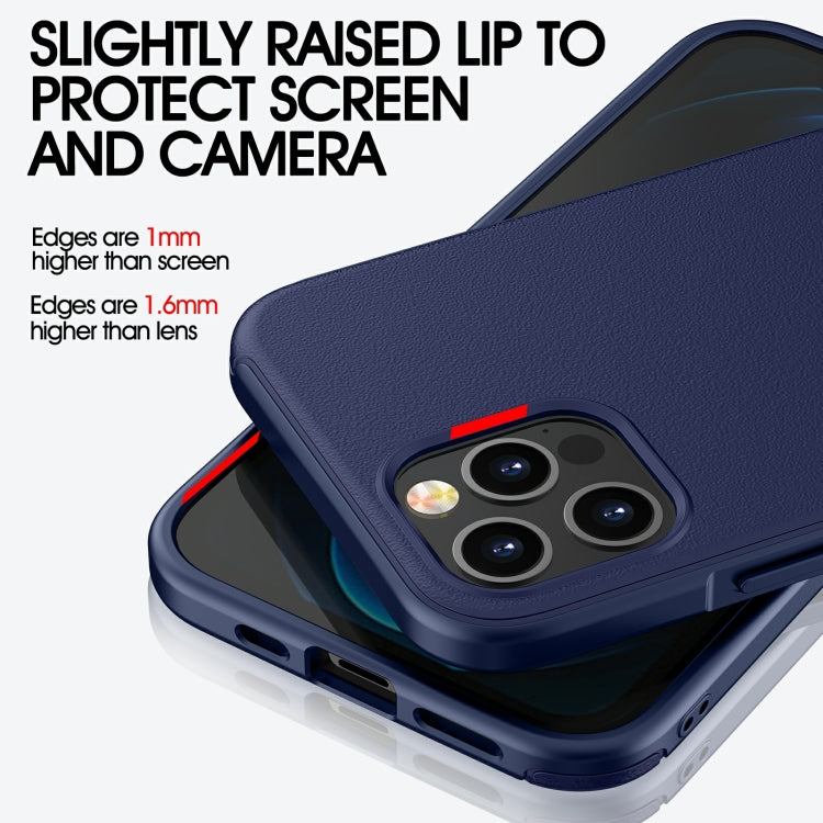 For iPhone 12 / 12 Pro wlons PC + TPU Shockproof Phone Case