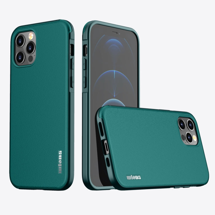 For iPhone 12 / 12 Pro wlons PC + TPU Shockproof Phone Case