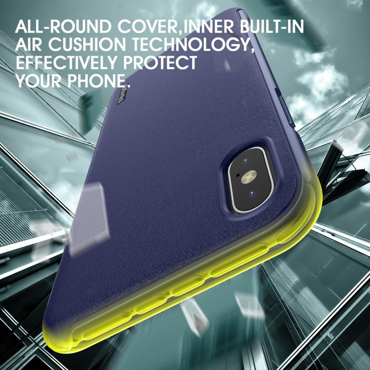 For iPhone XS Max wlons PC + TPU Shockproof Phone Case