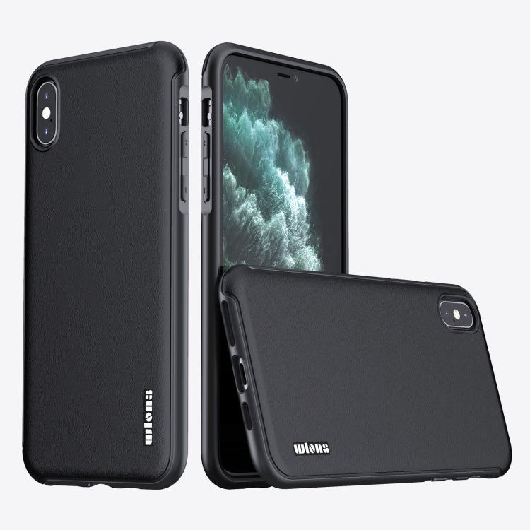 For iPhone XS Max wlons PC + TPU Shockproof Phone Case