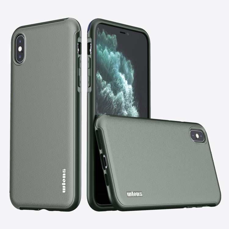 For iPhone XS Max wlons PC + TPU Shockproof Phone Case
